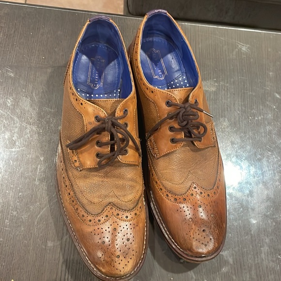 Ted Baker London men’s brown dress shoes size 10 - Picture 2 of 6
